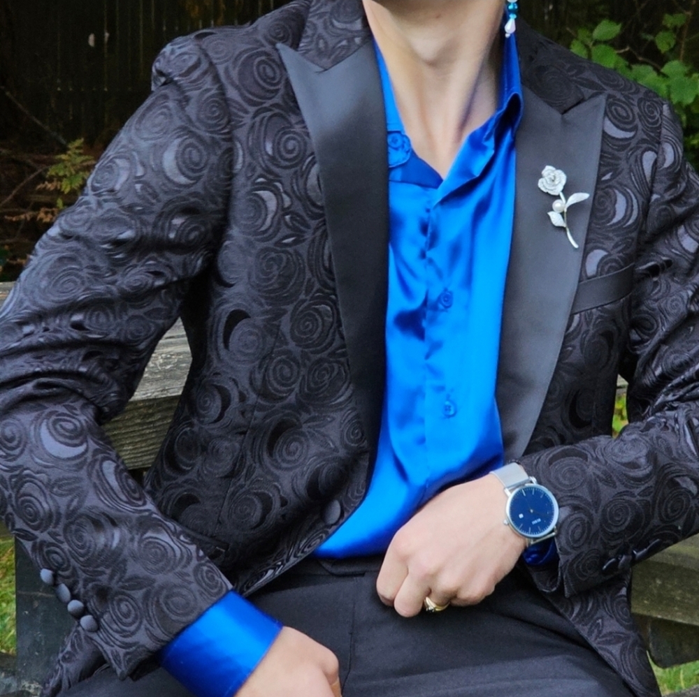 Men's Button Down Shirt Casual Business Long Sleeve Stretchy Shirts